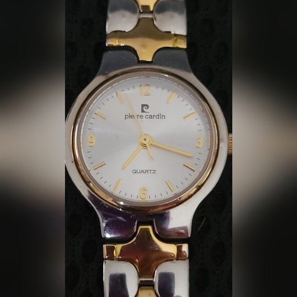 (SOLD) Ladies PIERRE CARDIN Two Tone Quartz Watch - Picture 1 of 8